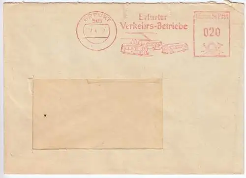 AFS, Erfurter Verkehrs-Betriebe, o Erfurt, 501, 7.4.72