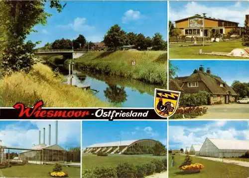 AK, Wiesmoor Ostfr., sechs Abb., Wappen, 1973