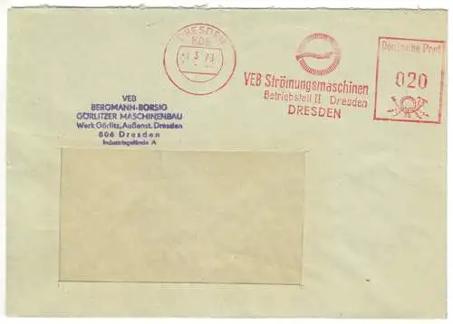 AFS, VEB Strömungsmaschinen, BT II, Dresden, o Dresden, 806, 1.3.73