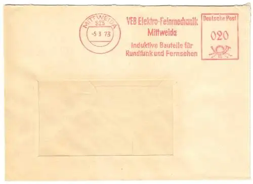 AFS, VEB Elektro-Feinmechanik Mittweida, o Mittweida, 925, 5.3.73