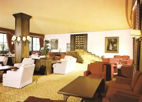 AK, Prien Chiemsee, Kurklinik Kronprinz, Halle, um 1980