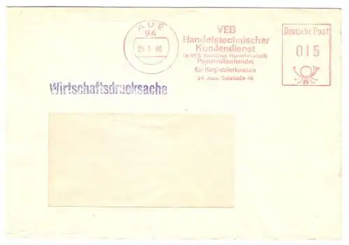 AFS, VEB Handelstechnischer Kundendienst ..., o Aue, 94, 25.3.80