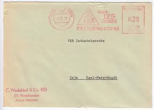 AFS, Über 125 Jahre, C. Wedekind & Co. KG, o Nordhausen, 55, 2.12.70