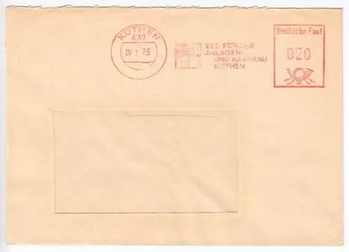 AFS, VEB Förderanlagen- und Kranbau Köthen, TAKRAF, o Köthen, 437, 26.1.73