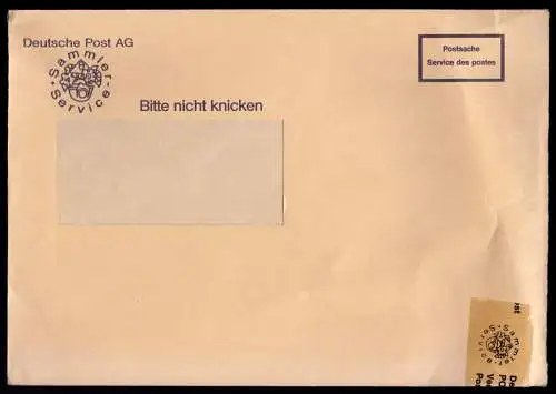 vier verschiedene Umschläge, Postsachen, verschiedene Zeiten