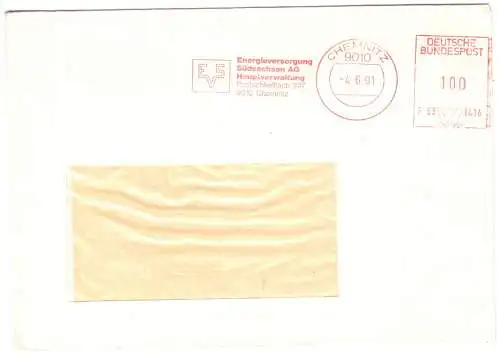 AFS, EVS, Energieversorgung Südsachsen AG, o Chamnitz, 9010, 4.6.91