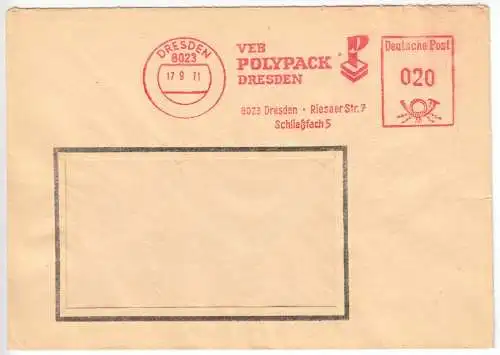 AFS, VEB Polypack Dresden, o Dresden, 8023, 17.9.71