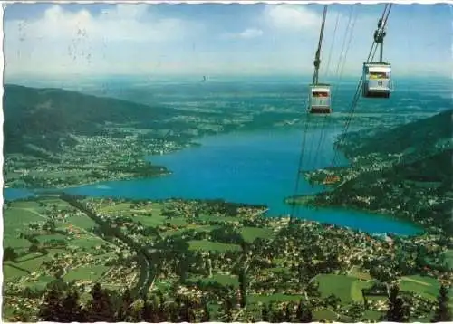 AK, Tegernseer Tal mit Wallbergbahn, um 1974