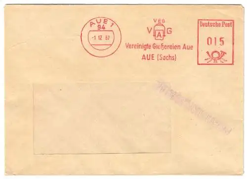 zwei AFS, Vereinigte Gießereien Aue, Versionen, o Aue1, 94, 1.12.67 / 4.4.73