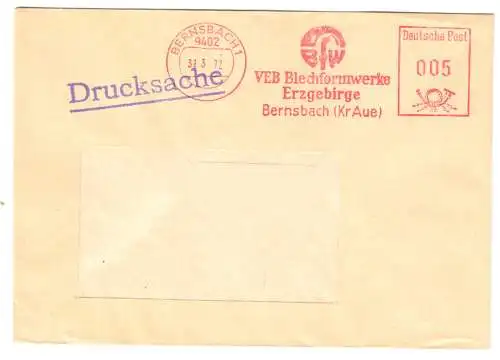 AFS, VEB Blechformwerke Erzgebirge, Bernsbach, o Bernsbach 1, 9402, 31.3.72