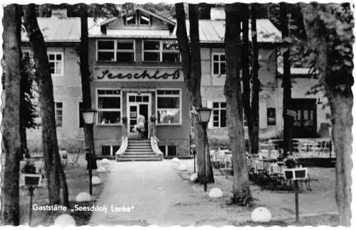 AK, Lanke Kr. Bernau, Gaststätte "Seeschloß Lanke", 1964