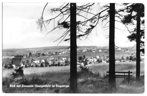 AK, Zinnwald-Georgenfeld, Gesamtansicht, 1971