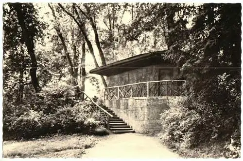 AK, Weimar, Borkenhäuschen, 1962