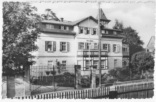 AK, Kurort Gohrisch Sächs. Schweiz, FDGB-Genesungsheim, 1960