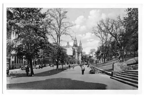 AK, Halle Saale, Hanse-Ring, 1954