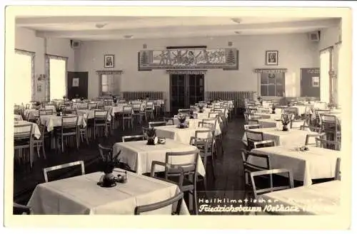 AK, Friedrichsbrunn Ostharz, Ferienheim, Speisesaal, Echtfoto, 1973