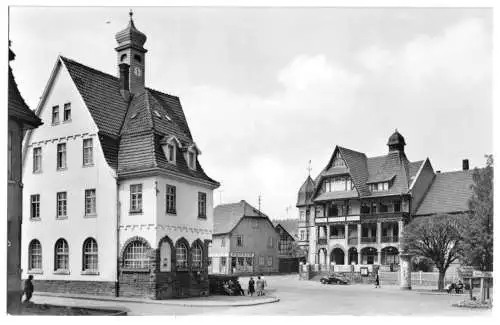 AK, Georgenthal Thür., FDGB-Heim und HOG "Deutscher Hof", 1959