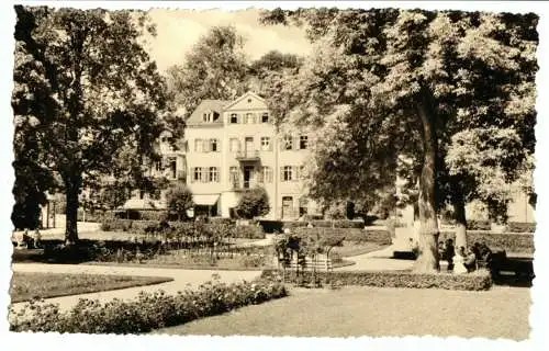 AK, Bad Elster, Partie am Rosengarten, 1969