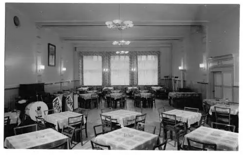 AK, Ziegenrück a.d. Saale, HOG Ratskeller, Gastraum, 1963