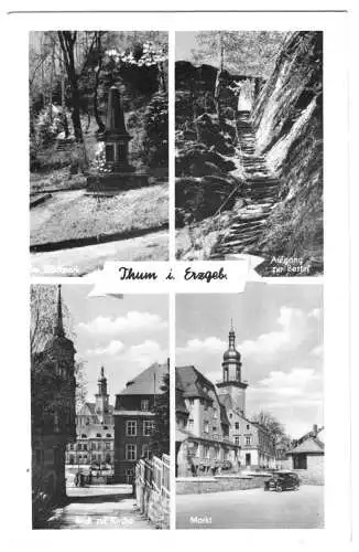 AK, Thum Erzgeb., vier Abb., 1959