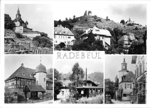 AK, Radebeul, fünf Abb., 1984