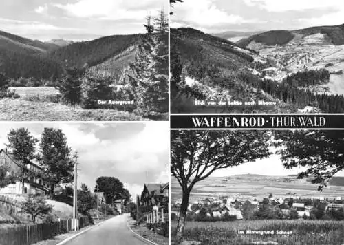 AK, Waffenrod Thür. Wald, vier Abb., 1967