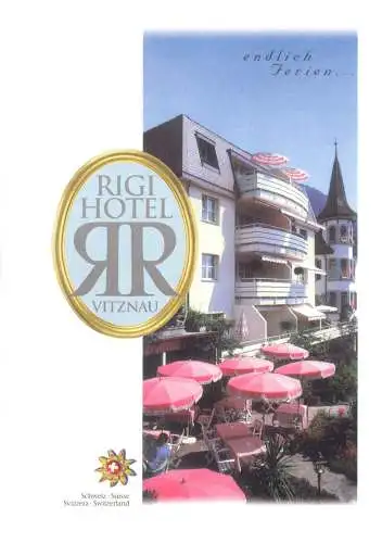 tour. Prospekt, Vitznau [Luzern, Schweiz], Hotel Rigi, um 2000