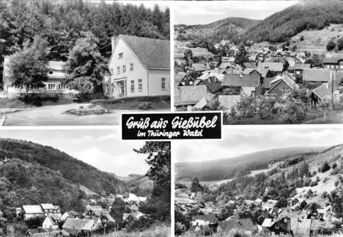 AK, Giessübel Thür. Wald, vier Abb., 1971