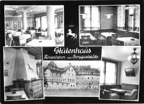 AK, Vesser Kr. Ilmenau, Ferienheim und Berggaststätte "Stutenhaus", 1968