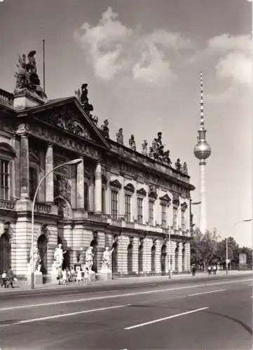AK, Berlin Mitte, Museum für deutsche Geschichte und Fernsehturm, 1970