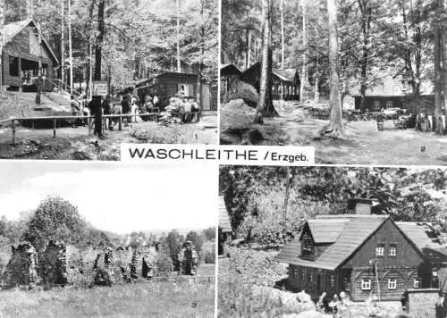 AK, Waschleite Erzgeb., vier Abb., 1982