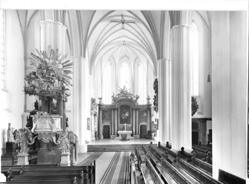 AK, Berlin Mitte, St. Marien Kirche, Innenansicht mit Kanzel, 1973