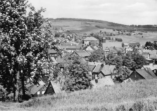 AK, Schmiedefeld am Rennsteig Kr. Ilmenau, Teilansicht, 1968