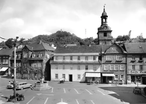 AK, Bad Blankenburg Thür., Markt, 1972
