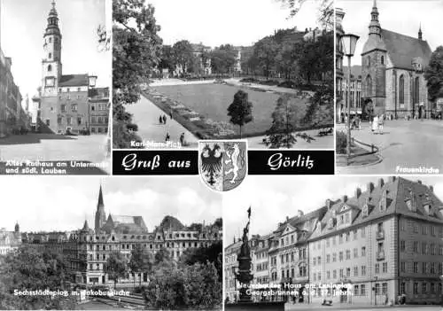 AK, Görlitz, fünf Abb., 1977