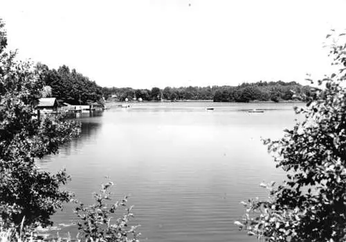 AK, Krakow am See, Kr. Güstrow, Seepartie, 1980