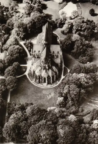 AK, Bad Doberan, Doberaner Münster, Luftbild, 1976