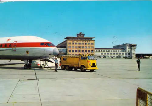 AK, Stuttgart - Echterdingen, Flughafen, 1977