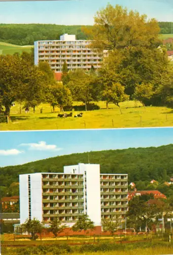 AK, Bad Eilsen, Klinisches Sanatorium, zwei Abb., um 1982