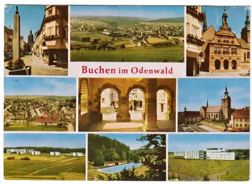 AK, Buchen Odw., neun Abb., 1972