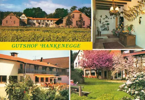 AK, Kalletal 1 - Bentorf, Gutshof Hankenegge, vier Abb., 1983