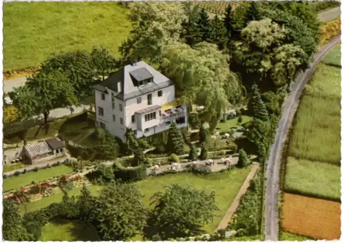 AK, Hardert, Café und Pension "Waldperle", Luftbildansicht, 1964