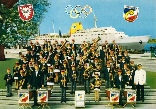 AK, Kiel, Jugendblasorchester "Concordia", Kiel, um 1972