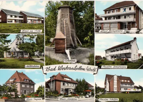 AK, Bad Westernkotten Westf., acht Abb., 1968
