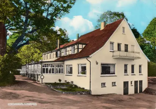 AK, Börninghausen über Lübbecke i. W., Forsthaus Limberg, um 1968