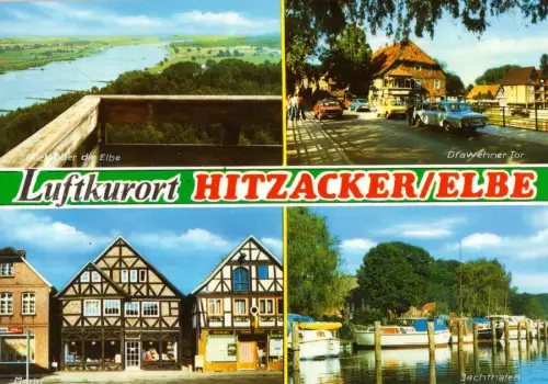 AK, Hitzacker Elbe, vier Abb., 1993
