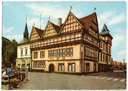 AK, Blomberg Lippe, Rathaus, um 1970