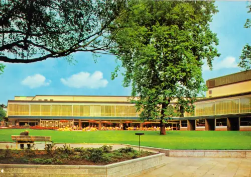 AK, Oberhausen, Blick zur Stadthalle, 1976
