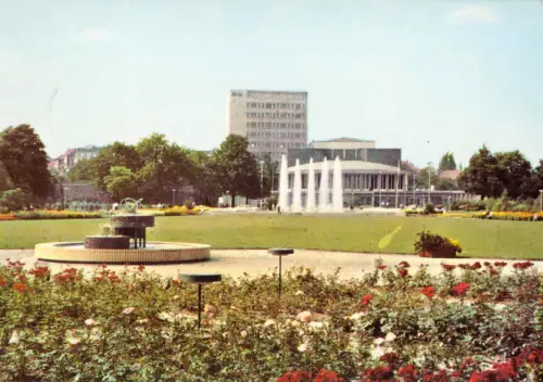 AK, Hameln Weser, Partie Bürgergarten, um 1966