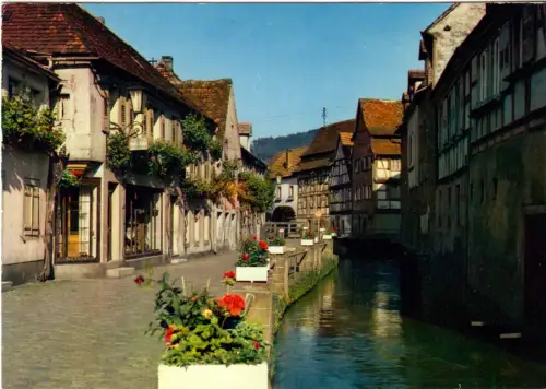 AK, Anweiler am Trifels, Wassergasse, 1976